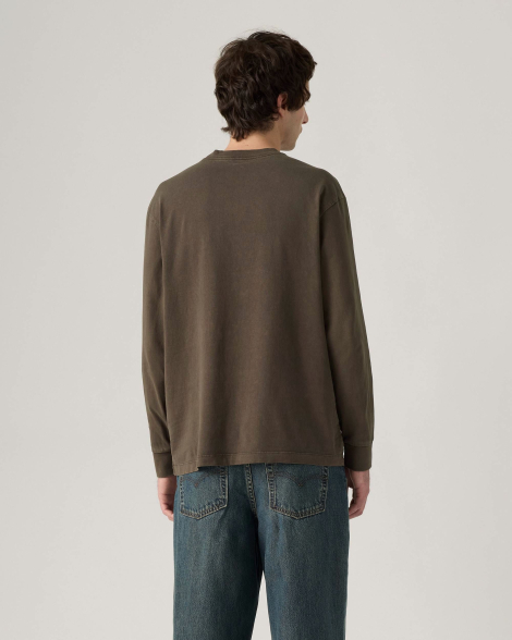 Мужской лонгслив Levi's 1159863145 (Коричневый L)