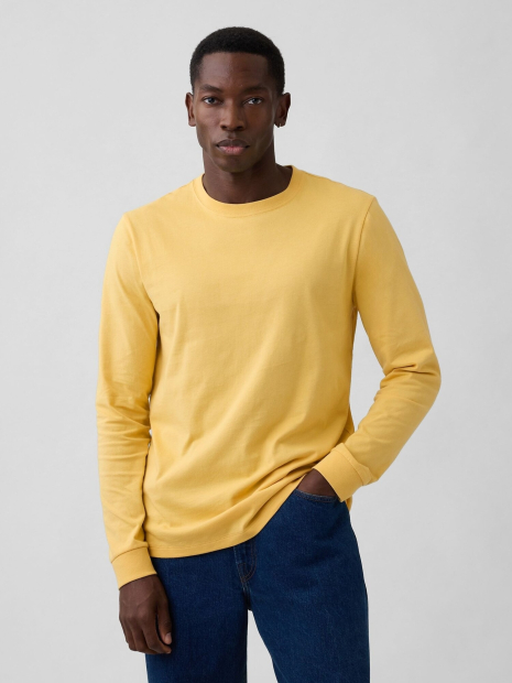 Базовий лонгслів GAP 1159863333 (Жовтий L)
