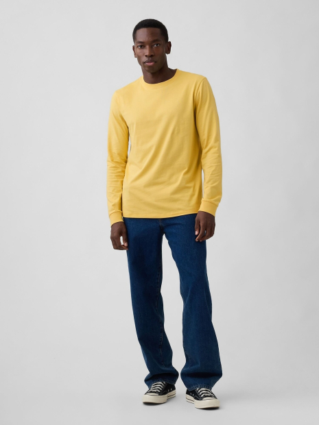 Базовий лонгслів GAP 1159863333 (Жовтий L)