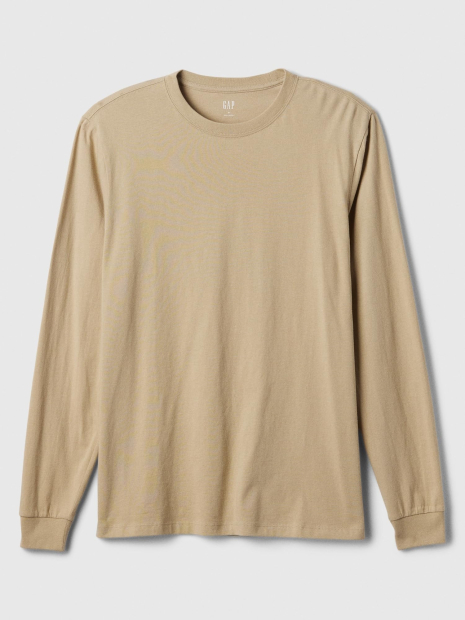 Базовый лонгслив GAP 1159863574 (Бежевый XL)