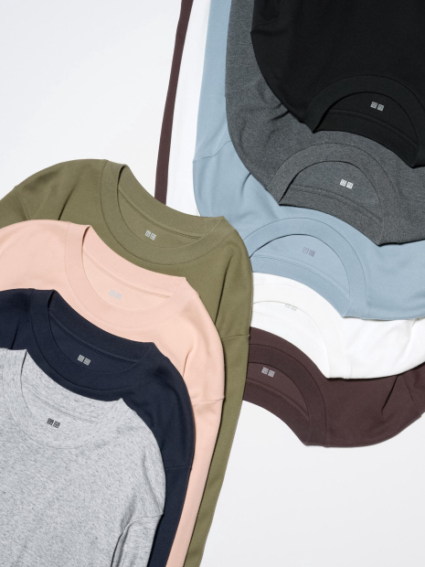 Однотонный лонгслив UNIQLO 1159863793 (Белый 3XL)