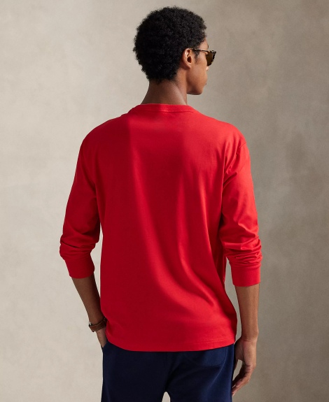 Лонгслив мужской Polo Ralph Lauren кофта 1159864832 (Красный XL)