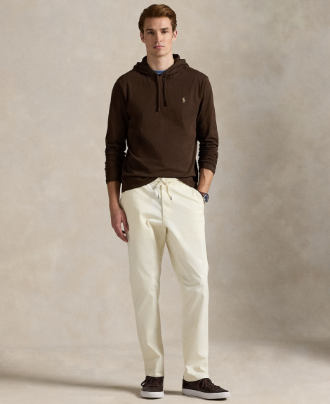 Лонгслив мужской Polo Ralph Lauren с капюшоном 1160060240 (Коричневый XXL)