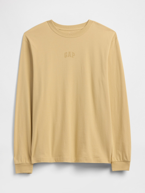 Базовий лонгслів GAP 1160674996 (Бежевий XL)