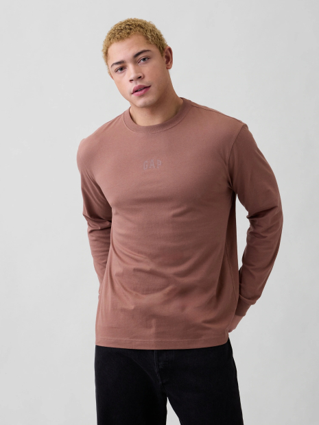 Базовий лонгслів GAP 1160656274 (Коричневий XXL)