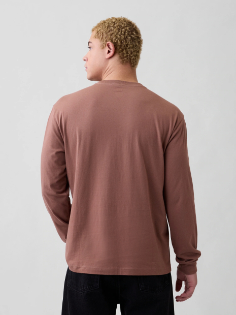 Базовий лонгслів GAP 1160656274 (Коричневий XXL)