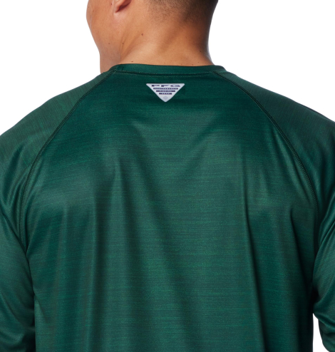 Чоловічий лонгслів Columbia з технологією Omni-Shade 1161597101 (Зелений XL)