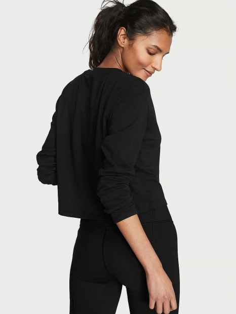 Женский лонгслив Victoria's Secret 1161917860 (Черный S)