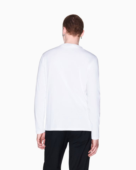 Лонгслив Armani Exchange 1162219445 (Белый L)
