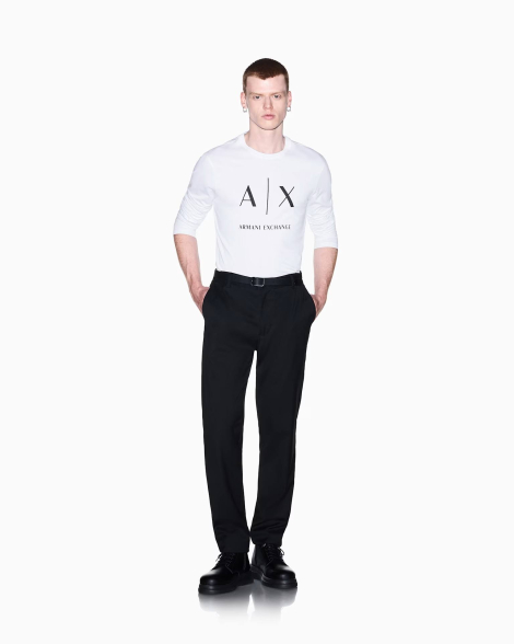 Лонгслив Armani Exchange 1162219445 (Белый L)