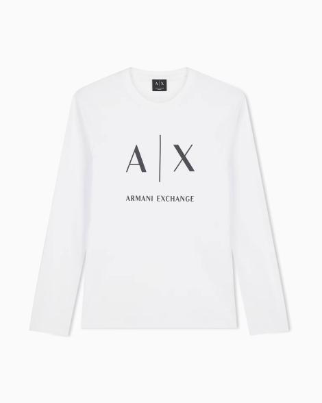 Лонгслив Armani Exchange 1162219445 (Белый L)