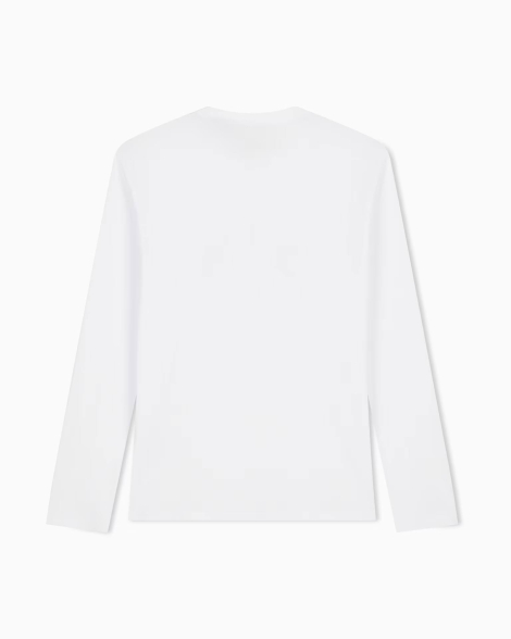 Лонгслив Armani Exchange 1162219445 (Белый L)
