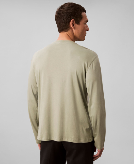 Мужской лонгслив Calvin Klein с логотипом 1162520025 (Зеленый XXL)