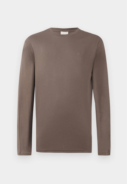 Мужской лонгслив Calvin Klein с логотипом 1162521144 (Коричневый L)