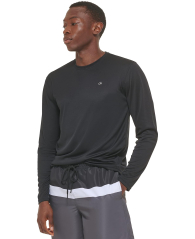 Мужской лонгслив Calvin Klein с защитой от солнечных лучей UPFT 40+ 1159805565 (Черный, XXL)