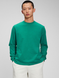Мужской лонгслив GAP 1159838156 (Зеленый M)