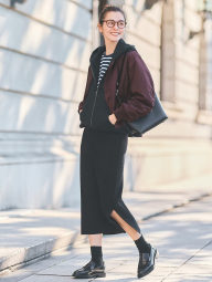 Стильний лонгслів Uniqlo 1159838469 (Синій L)