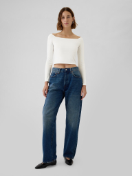Женский лонгслив GAP 1159839267 (Белый XXL)