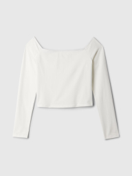 Женский лонгслив GAP 1159839267 (Белый XXL)