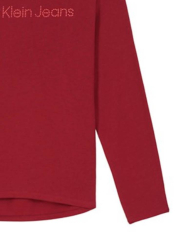 Детский лонгслив Calvin Klein с логотипом 1159842013 (Бордовый S)