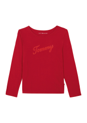 Детский лонгслив Tommy Hilfiger с логотипом 1159839463 (Красный M)