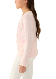 Детский лонгслив Tommy Hilfiger с логотипом 1159843449 (Розовый XL)