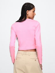 Укороченный лонгслив GAP 1159839738 (Розовый M)