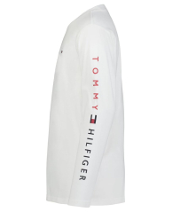 Детский лонгслив Tommy Hilfiger с логотипом 1159839762 (Белый 7)