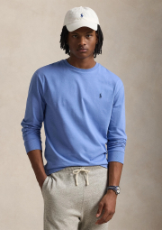 Лонгслив мужской Polo Ralph Lauren кофта 1159840107 (Голубой XL)