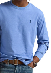 Лонгслив мужской Polo Ralph Lauren кофта 1159840107 (Голубой XL)