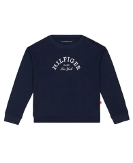 Детский лонгслив Tommy Hilfiger с вышитым логотипом 1159840286 (Синий M)