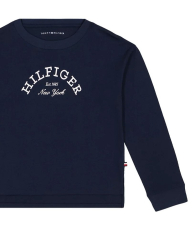 Детский лонгслив Tommy Hilfiger с вышитым логотипом 1159840286 (Синий M)