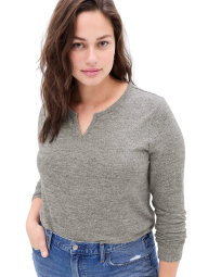 Женский лонгслив GAP кофта 1159841278 (Серый XS)
