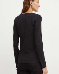 Базовий лонгслів Armani Exchange з логотипом 1159841454 (Чорний XXL)