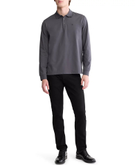 Мужской лонгслив-поло Calvin Klein 1159841760 (Серый XL)