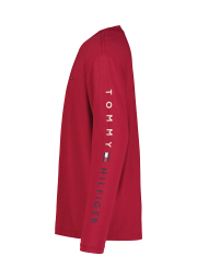 Детский лонгслив Tommy Hilfiger с логотипом 1159842572 (Красный XL)
