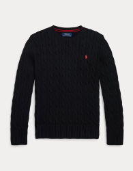 Вязанный свитер для мальчика Polo Ralph Lauren с логотипом 1159843208 (Черный 6)