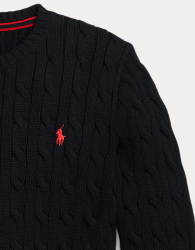 Вязанный свитер для мальчика Polo Ralph Lauren с логотипом 1159843208 (Черный 6)