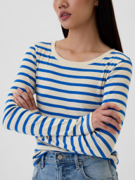 Жіночий лонгслів GAP в смужку 1159843552 (Різні кольори XXL)