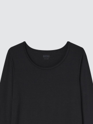 Дитячий лонгслів UNIQLO HEATTECH 1159844056 (Чорний 135-145)