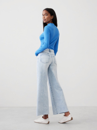 Женский лонгслив в рубчик Banana Republic 1159844334 (Синий L)
