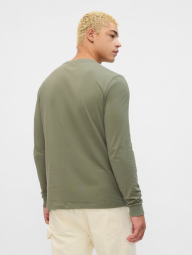 Базовый лонгслив GAP 1159844824 (Зеленый M)