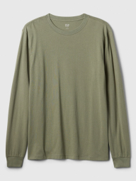 Базовый лонгслив GAP 1159844824 (Зеленый M)