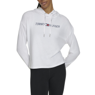 Женский лонгслив с капюшоном Tommy Hilfige 1159845474 (Белый XL)