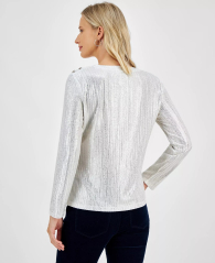 Женский лонгслив Tommy Hilfiger 1159845655 (Серый XL)