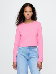 Укороченный лонгслив GAP 1159845883 (Розовый L)