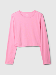 Укороченный лонгслив GAP 1159845883 (Розовый L)