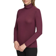 Женский лонгслив Calvin Klein водолазка 1159845954 (Бордовый S)