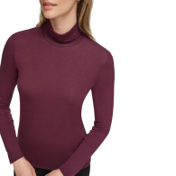 Женский лонгслив Calvin Klein водолазка 1159845954 (Бордовый S)