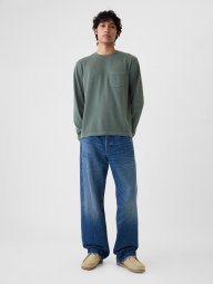 Мужской лонгслив GAP 1159846210 (Зеленый 3XL)